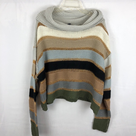 Poof! Sweaters - POOF Oversized Cropped Sweater M